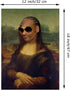 Mona Lisa Garden Flag Vertical Double Sided Funny Meme Flag for Indoor and Outdoor Yard Party Decor 12.5 x 18 Inch...