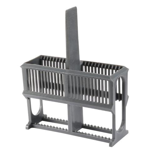 uxcell Microscope Slides Rack 24 Positions Polypropylene Staining Rack Gray for Research Experiments...