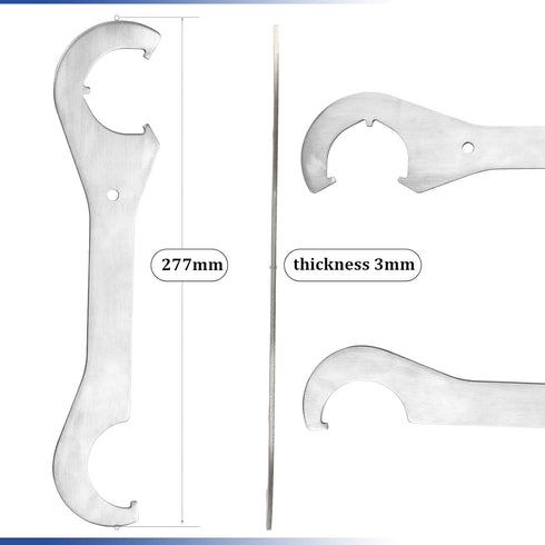 MATINA Bottom Bracket Tool, Bike Bottom Bracket Wrench, Bike Bottom Bracket Removal Tool, Double Sided Bottom Bracket Lock Wrench for Bicycle...