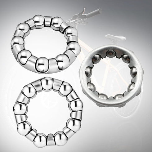 4pcs Bike Ball Crank Bearing 6mm(1/4 Inch) X 9 Balls Ball Bearings for Bike Crank Bottom Bracket Bicycle Ball Bearings Retainer Bike Parts Repair ...