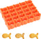 25 Grid Goldfish Cracker Cutter Fish Cookie Cutter Mini Cookie Cutters Gold Fish Cutter Animal Cracker Cookie Cutters Cookie Shaper Cookie Molds f...