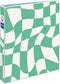 Avery 3 Ring Binder, 1 Inch Round Rings, Retro Collection, Groovy Checks (26803)...