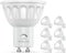 Dimmable GU10 LED Light Bulbs, 5000K Daylight MR16 GU10 Bulb Replacement for Recessed Track Lighting, 5W 500LM LED Bulbs 40° Spotlight for Kitchen...