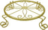 Gold Original Patented Plant Stands for Flower Pot,Round Wrought Iron Flower Planter Pot Stand, Corner Gardening Pumpkin Stand...