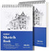 Ankkol 9x12 Sketchbook, Sketch Book Pack of 2, 200 Sheets (68 lb/100gsm), Spiral Bound Artist Sketch Pad, 100 Sheets Each, Sturdy Acid Free Drawin...