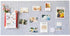 24 x 16" Large Bulletin Board, Decorative Felt Pin Board, 0.35“ Thick Foldable Photo Display Board with Self-Adhesive Tape, Vision Board for Schoo...
