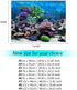 Aquarium Background Poster,Fish Decorations Pictures 3D Effect PVC Adhesive Poster Underwater Coral Reef Decor Paper Cling Decals Sticker(76x30cm)...