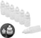 US 50pcs 10ml Empty Plastic Squeezable Dropper Bottles Eye Liquid Dropper Sample...