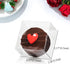 RomanticBaking 50pcs Clear Single Chocolate Covered Ore Cookies Macaron Box for Wedding Favors Baby Shower 2.17"×2.17"×1.38" Inch Party Favor Box ...
