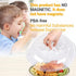 Microwave Plate Cover, Anti-Splatter Plate Lid w/ Steam Vents Microwave Food Cover, BPA-Free,11.8 Inch, Dishwasher Safe...