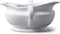 Traditional Porcelain Gravy Boat Fat Separator with Two Handles, Wm Bartleet & Sons, White (300ml)...