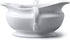Traditional Porcelain Gravy Boat Fat Separator with Two Handles, Wm Bartleet & Sons, White (300ml)...