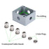 80x76x60mm Aluminum Alloy Metal Waterproof Junction Box, Universal Industrial Structure IP66 Outdoor Using explosionproof Electrical Project Box 3...