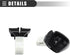 Motoforti 1 Set Automatic Shift Knob Accessories, for Jeep Cherokee 2014-2018, Plastic, 5YD261X9AA 5YD291X9AA Black...