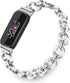 TRUMiRR Band for Fitbit Luxe Women, Stainless Steel Band Jewelry Strap for Fitbit Luxe Fitness Tracker...