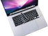 XSKN Russian Language Silicone Keyboard Cover Skin for 2019 2020 MacBook Pro 16.2 13.3 inch with Touch Bar and Touch IDA2141 A2251 A2289 A2338 M1 ...