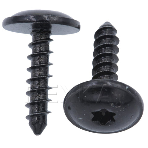 Rexka 30pcs M5-2.12 x 19mm T25 Torx Fender Liner Splash Guard Under Cover License Bracket Truss Head Tapping Screw Bolt Compatible with VW Audi Po...