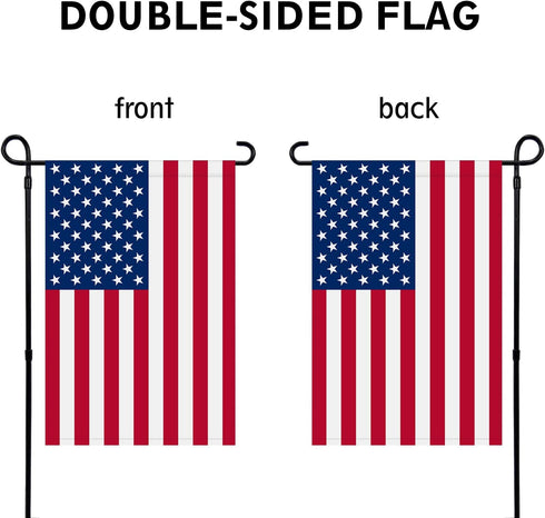 American Garden Flags 12x18inch Double Sided Home Decorative House Yard Decor Sign Outside Decorations Seasonal Outdoor Small Flag (USA-garden fla...