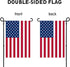 American Garden Flags 12x18inch Double Sided Home Decorative House Yard Decor Sign Outside Decorations Seasonal Outdoor Small Flag (USA-garden fla...