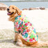 Dog Hawaiian Shirt, Summer Pet Clothes Large Dog Cool Costume Beach T-shirt for Medium Large Dog(Red,7XL)...