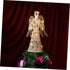 ABOOFAN Angel Christmas Tree Topper Gold Glitter Christmas Treetop Decoration Coated Metal Angel Xmas Tree Topper Ornaments for Holiday Home Offic...