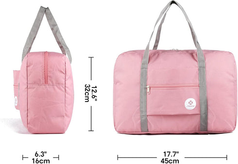For Spirit Airlines Personal Item Bag 18x14x8 Foldable Travel Duffel Bag Tote Carry on Luggage Duffle Overnight for Women and Men...