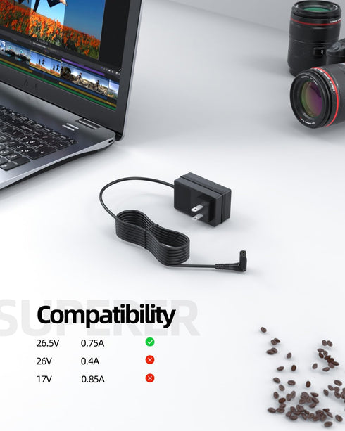 26.5V Charger Fit for Hoover Impulse Cordless Stick Vacuum Cleaner - (Fit for Hoover BH53000 BH53020FDI BH53020,BH53010CDI BH53010 HF24W265075US 4...