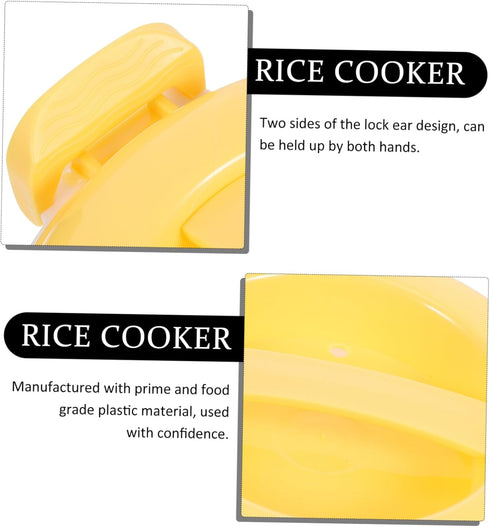 Rice Cooker Fast Microwave Cookware Portable Heater Tiny Containers Heated Lunchbox Oven Spachella Mini Steamer Rice Maker Asian Cookware Food Mug...