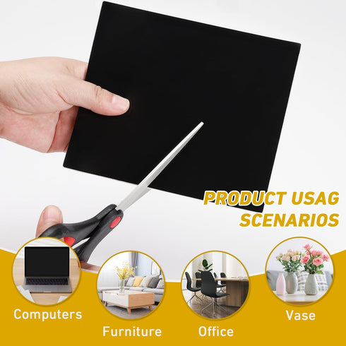 2 pcs Anti-Slip Pads Silicone Rubber Plastic Pads 150x150mm 3M Self-Stick Adhesive Non Slip Mats for Furniture Fixator Protector Mat...