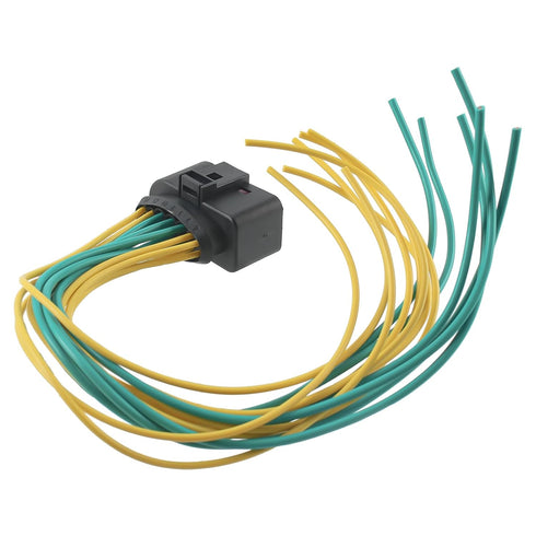 Fit for Ram 1500 2500 2013-2018 Xenon HID Projector Headlight Connector Harness Pigtail Plug......