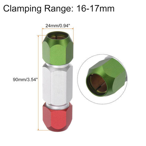 Aluminum Alloy Pin Gage Handle 16-17mm Clamping Range Go No Double End Gauge Handle Industrial Tools for Plug Gage...