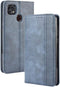 for ZTE ZMax 10 / ZTE Z6250 Wallet Case, PU Leather Flip Book Style Folio Cover with Kickstand Card Holder Slots Protective Magnetic Phone Case fo...