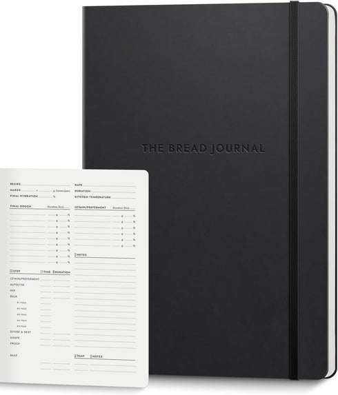 Bakers Recipe Book to Write in Your Own Recipes & Record Details - Bread Making Recipe Journal for Own Recipes - Gifts for Bread Bakers - Soft Veg...