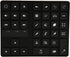 Goshyda Keyboard for Procreate, Rechargeable Shortcut Drawing Keyboard, Only for iOS, One Handed Ergonomic 35 Keys Keyboard...