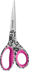 Westcott Trendsetter Straight Lace Pattern Scissor, 8" (16660),Multi...