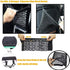 Che Yuefu 3-Layer Car Mesh Organizer, Seat Back Net Bag, Barrier of Backseat Pet Kids, Cargo Tissue Purse Holder, Driver Storage Netting Pouch (Up...