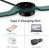 Charger for Samsung Galaxy Watch 6/6 Classic/5/5 Pro/4/4 Classic/3/Active 2 (USB-C)-Upgrade Metal Case Nylon Cable Galaxy Watch Wireless Charger...