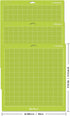 ReArt Standard grip Cutting Mat 12x12 inch 3 Pack...