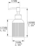 Glass Soap Dispensers for Kitchen and Bathroom, 16oz Heavey Glass Bottle, Stainless Steel Brushed Nickel Pump,Clear Glass Farmhouse Bathroom Soap ...