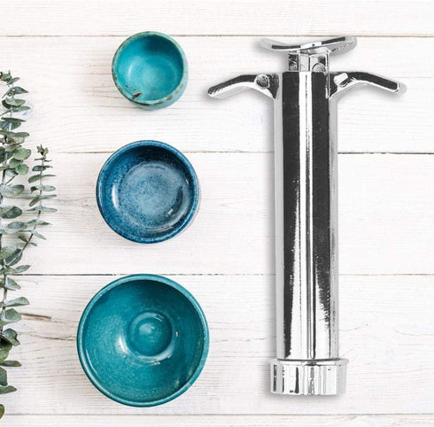 Clay Extruder, Stainless Steel Sugar Paste Extruder Cake Fondant Decorating Tool Set, Fondant Ceramics Pottery Clay Extruders Mixers Sculpture Cra...