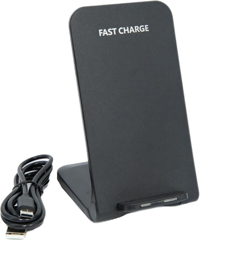 Wireless Charging Station,15W Fast Wireless Charging Station with Sleep-Friendly Adaptive Light,Compatible with Samsung Galaxy, Google LG, etc?Bla...