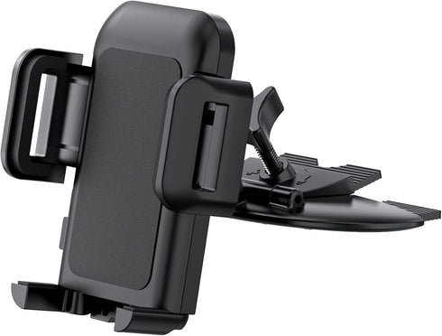 Cell Phone Holder for Car, CD Slot Car Phone Mount, One Button Release Easy Installation CD Player Car Phone Holder Mount Compatible with iPhone 1...