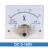 uxcell® DC 0-150V Analog Panel Voltage Gauge Volt Meter 85C1 2.5% Error Margin...