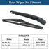Rear Windshield Wipers Blade Arm Set for Kia Soul 2010-2019 / Kia Soul EV 2015-2019 Back Glass Wiper Arm Blade Replacements All Seasons Fit,Replac...