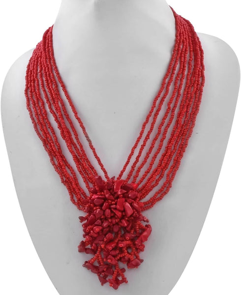 SHOP LC DELIVERING JOY Earrings Chips Necklace Fashion Stylish Unique Costume Jewelry Set for Women Jewelry Birthday Gifts...