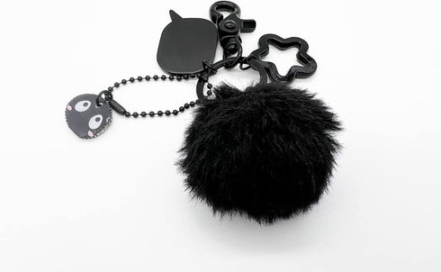 YJacuing Dust Bunny Soot Sprite Plush Keychain (Style A)...