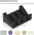 Silicone Soap Holder Self Draining Waterfall Drying Tray,Soap Dish for Shower Wall with Draining Easy to Clean and Store(3PCS)...