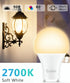 GU24 Dusk to Dawn Outdoor Light Bulbs,Light Sensor A19 LED Bulbs,Photocell Sensor, Automatic On/Off for Indoor/Outdoor Security Lighting,10Watt(90...