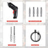 8 in 1 Electric Screwdriver Cordless Drill Rechargeable Set 3.6V Li-ion 3.5N·m Max Torque Electric Rotatable LED Light Screwdriver Multi-Angle Wor...