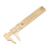 Double Scale Vernier Calipers Brass Sliding Gauge Sliding Pocket Caliper Handy Measuring Tool mm/inch for Measuring Jewelry(100mm)...